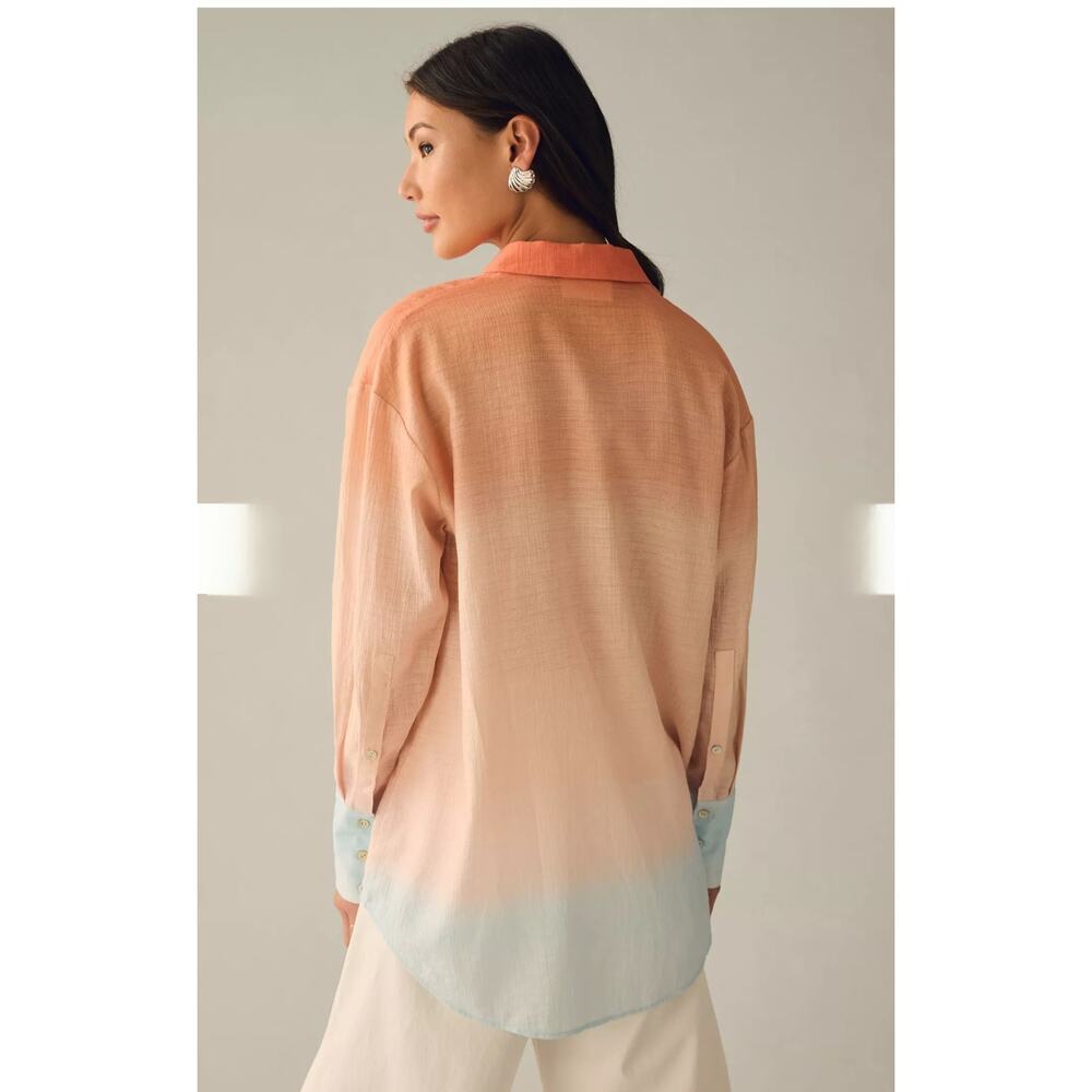 Significant Other Bobbi Ombré Shirt | Horizon Sunset Pink Blue | US 12 / NWOT